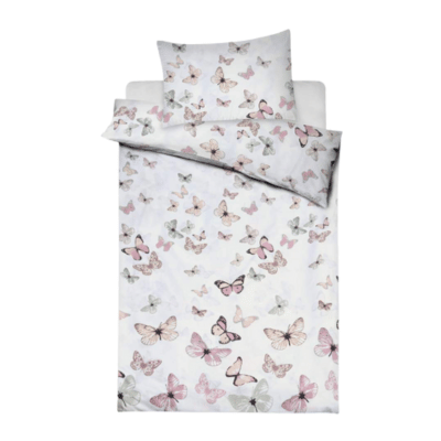 Kids Blush Butterfly Duvet Set