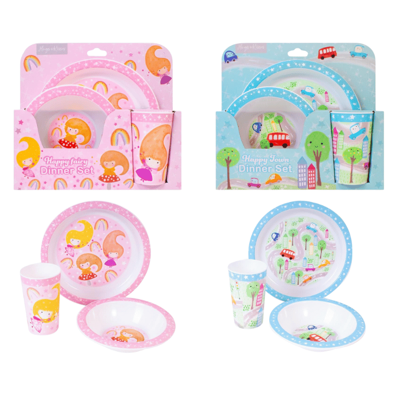 Hugs & Kisses Happy Town Dinner Set