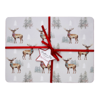 Cooksmart Christmas 'Stag' 4 Pack Placemats