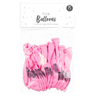 Pink Happy Birthday Balloons 15 Pack