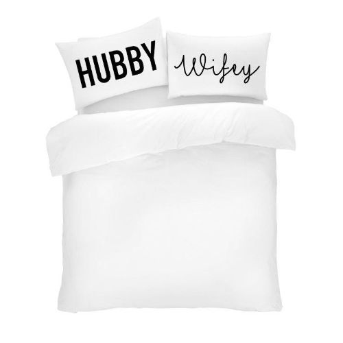 Novelty Slogan Pillow Cases Couple
