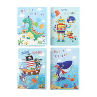 Hand Made Young Boys Design Birthday Greetings Cards