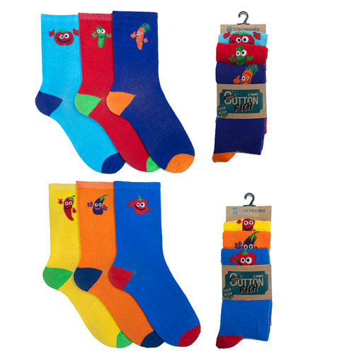 Mens Novelty Vegetable Design Cotton Rich Socks | Wholesale Socks ...