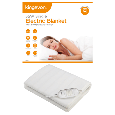 Kingavon Electric Blanket Single 35W