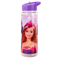 Official Barbie Pop Up Straw Bottle