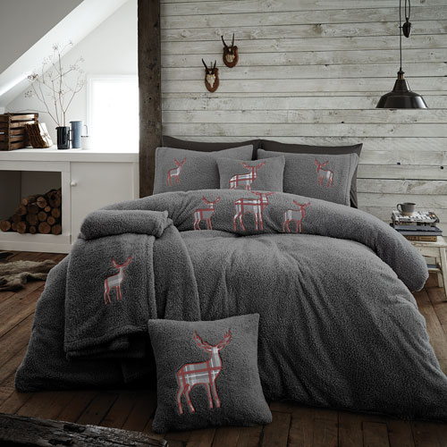 teddy feel duvet set