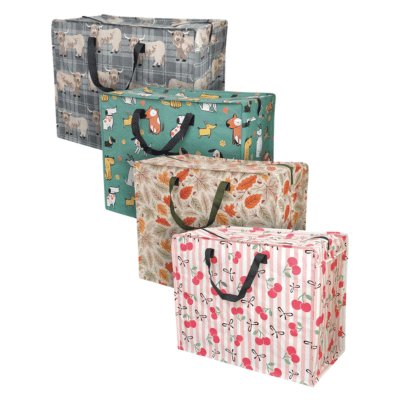 On Trend Design Jumbo Printed Storage Bags 58x30cm