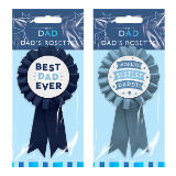 Fathers Day Rosette Badge
