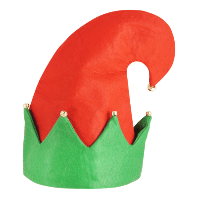 Novelty Elf Hat With Bells