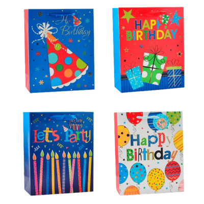 Childrens Foiled Medium Gift Bag