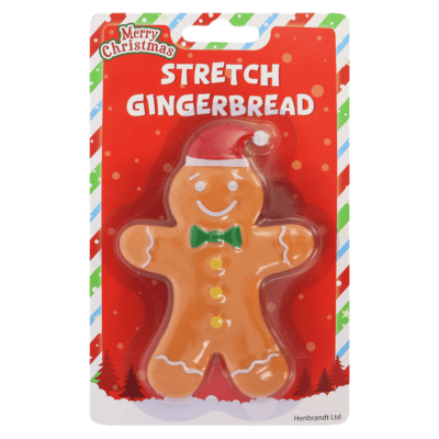 Stretchy Gingerbread Man Toy 11.5cm