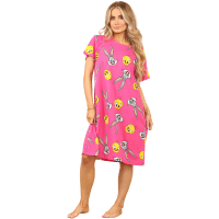 Ladies Official Tweetie Pie & Bugs Bunny Nightdress