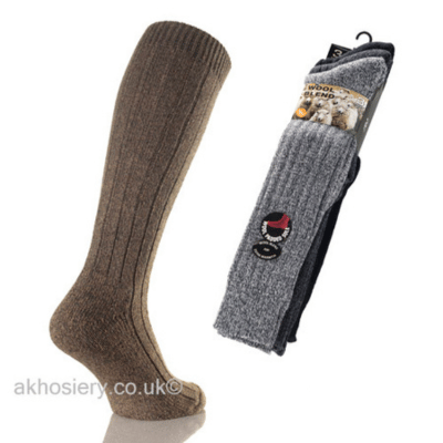 Long Wool Socks Padded