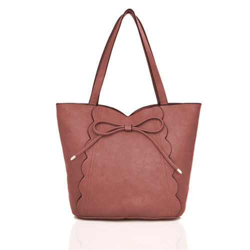 Bow Detail Tote Bag Red