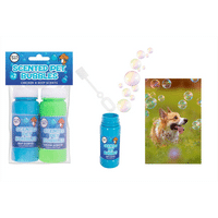 Chicken/Beef Scented Pet Bubbles 2 Pack