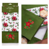 Christmas Holly Tea Towels 3 Pack