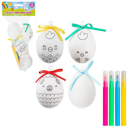 Colour Your Own Eggs With Pens