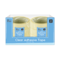 Clear Adhesive Tape 3 Pack 25M