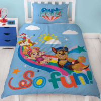 Official Paw Patrol 'Pups Rule' Reversible Single Duvet Set