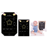 First Steps Baby Milestone Chalkboard Tracker