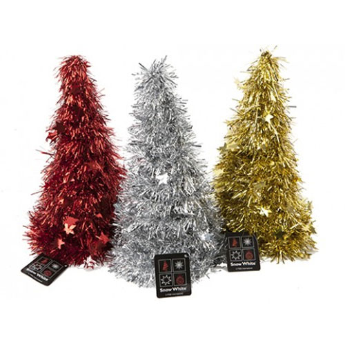 Wholesale Christmas Wholesale Decoration Cone Shaped Tinsel Tree
