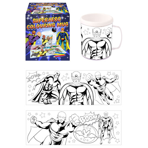 Superhero Colouring Mug