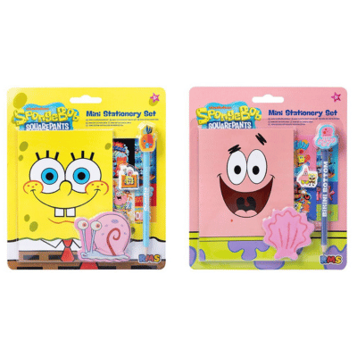 Official Spongebob 4 Piece Stationery Set