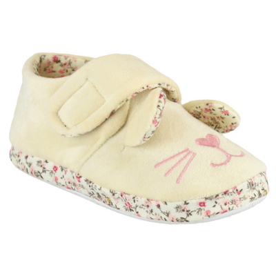Kids Bunny Full Slipper Cream