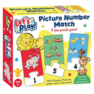 First Steps Let's Play - Picture Number Game