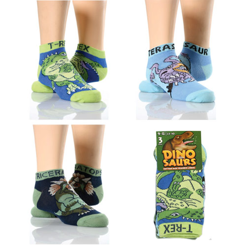 Boys Dinosaur Trainer Socks