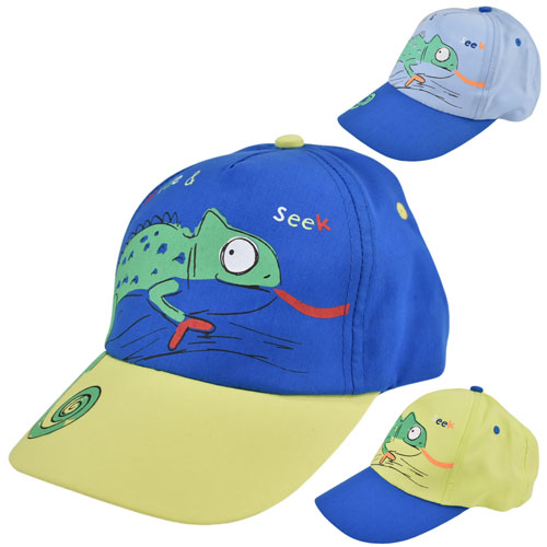 Kids Baseball Cap Lizard Design