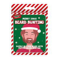 Merry Christmas Beard Bunting