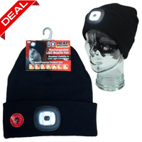 Heat Machine Rechargable LED Beanie Hat