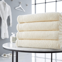 Luxury Wilsford Cotton Bath Sheet Cream