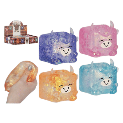 Hamish Highland Cow Maltose Squishy Cube