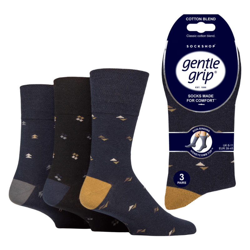 Mens Gentle Grip Socks - Settlement