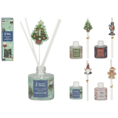 Snow White Luxury Christmas Reed Diffuser