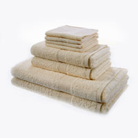 Luxury 8 Piece Oxford Towel Bale Cream