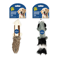 Squeaky Critter Dog Toy