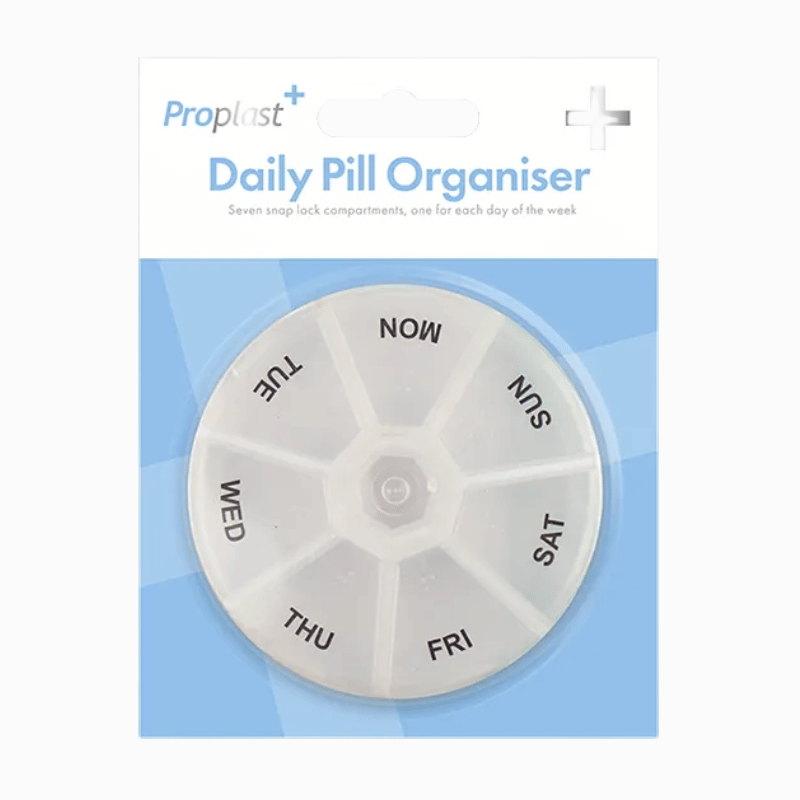 Weekly Pill Box Organiser Compartments