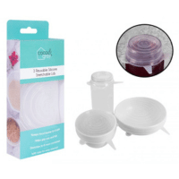 Cookhouse Silicone Reusable Cover Set 3 Pack