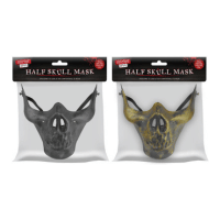 Half Skull Halloween Mask