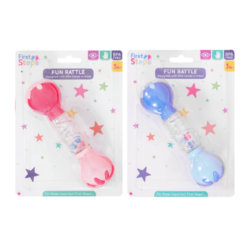 First Steps Dumbell Rattle Assorted