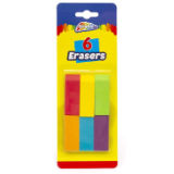 Grafix 6 Pack Erasers