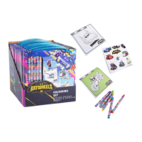 Official Batwheels Carry On Colouring Set