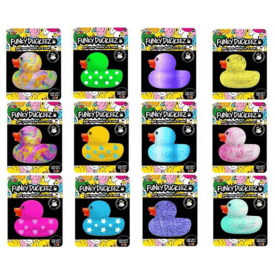 Novelty Ducks Assorted Colours 8cm
