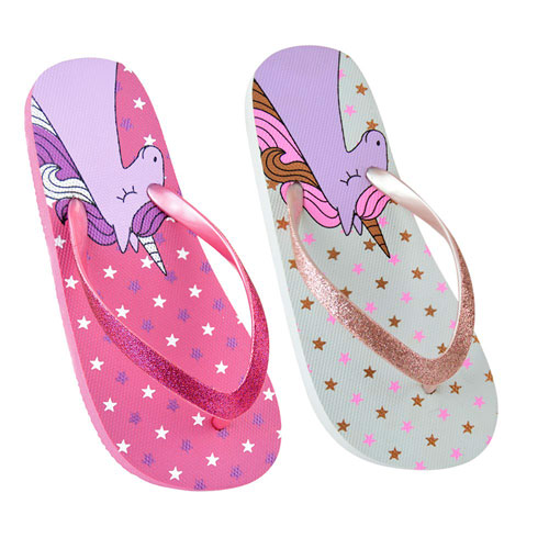 Girls Unicorn Flip Flops | Wholesale Footwear | Girls Footwear | Girls ...