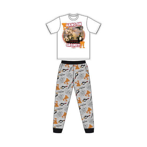 Mens Official Wallace And Gromit Pyjamas