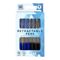 Retractable Pens 8 Pack
