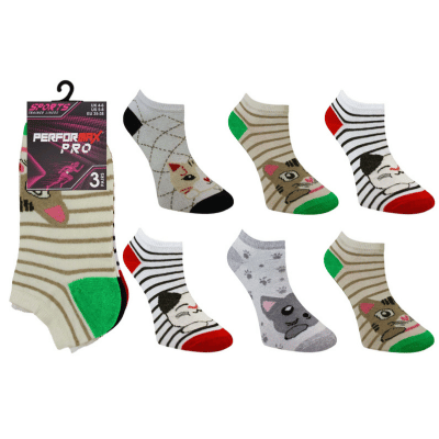 Ladies Performax Pro Trainer Socks Animal Print